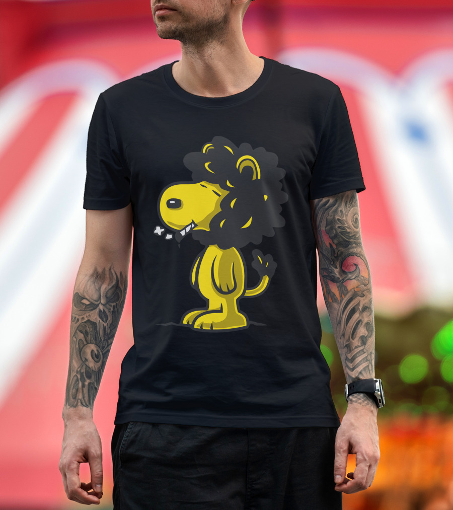 Lion Cool Snoopy T-Shirt