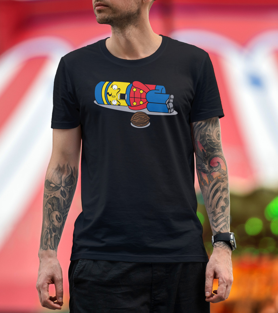 Nutcracker Toy Soldier Cartoon T-Shirt
