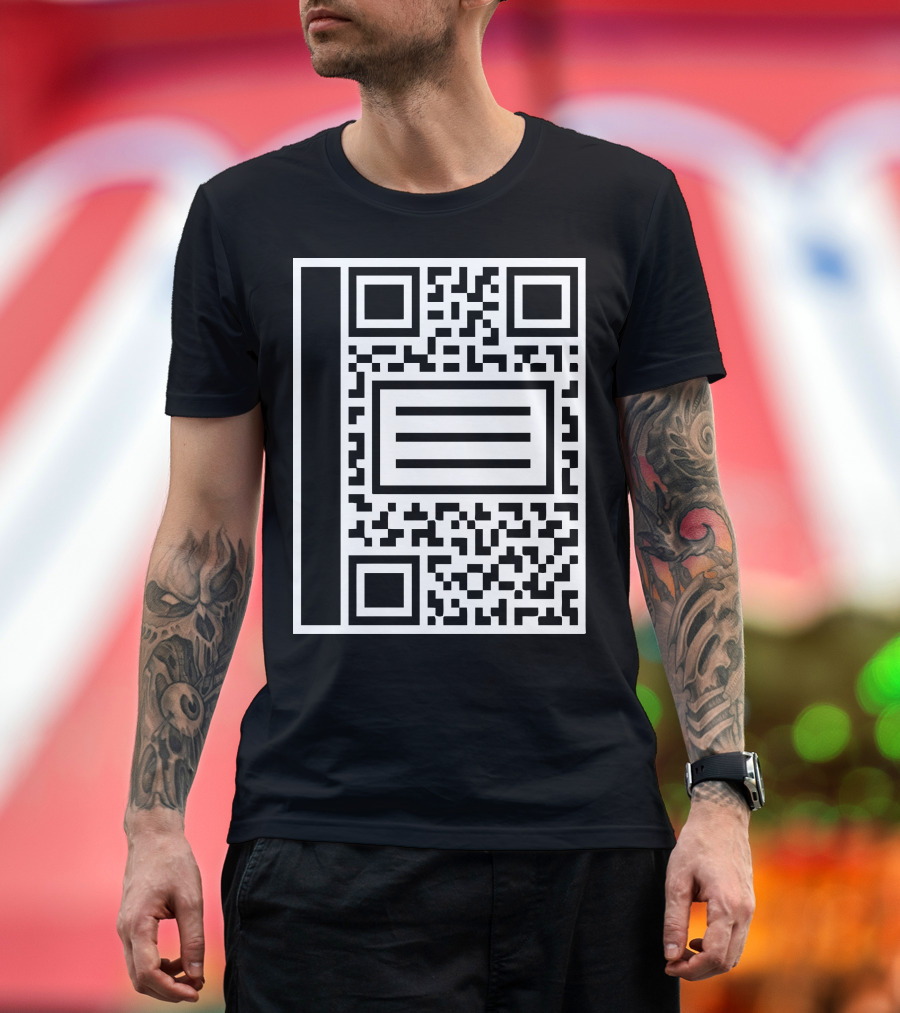 Qr Composition Barcode T-Shirt