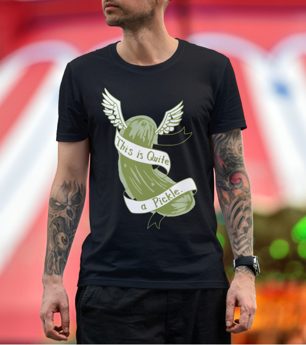 Premium T-Shirt: This is Quite a Pickle with Wings T-Shirt This is Quite a Pickle with Wings T-Shirt