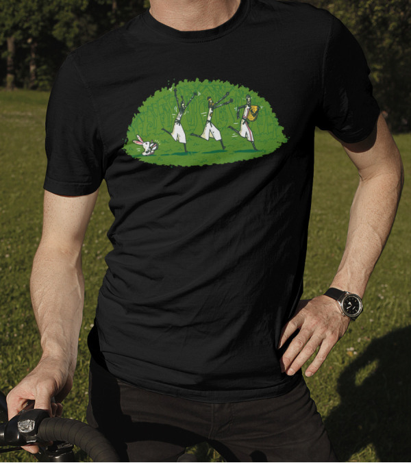Run Away And Keep Going Monty Python Knights Dance Forest T-Shirt
