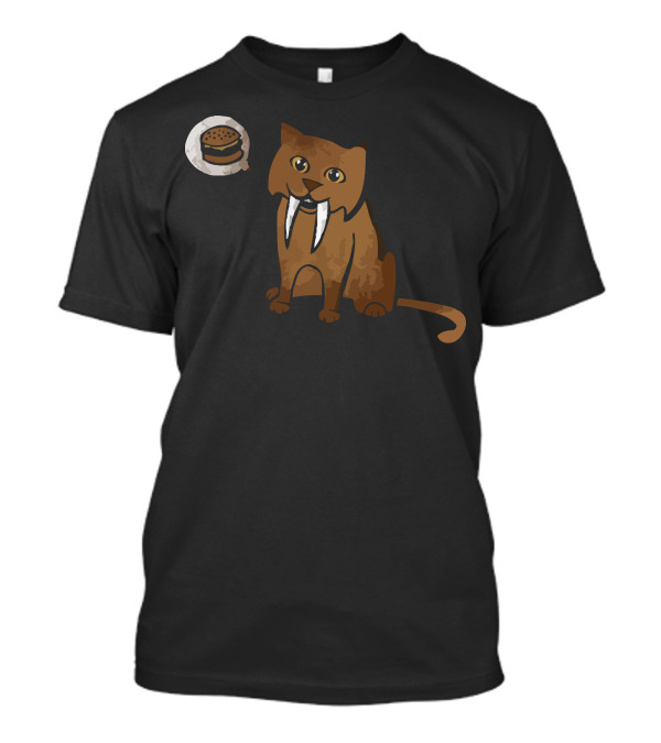 Sabertooth Can Haz Cheezburger Burger Dream Cat T-Shirt