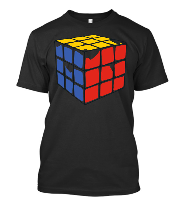 Solved It Rubik's Cube Chewed Puzzle T-Shirt