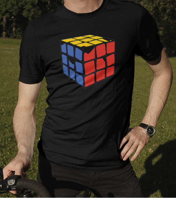 Solved It Rubik's Cube Chewed Puzzle T-Shirt