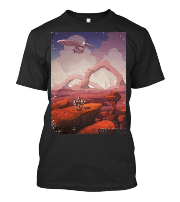 Star Trek Where No Man Has Gone Before Exploration Scene T-Shirt