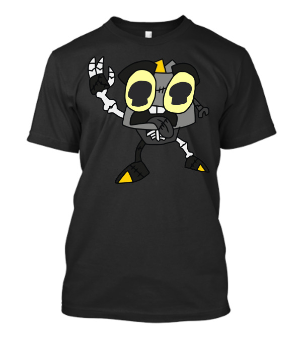 Crossover Krader Zombie With Bread Skull T-Shirt