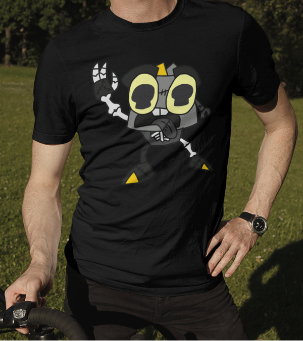 Crossover Krader Zombie With Bread Skull T-Shirt