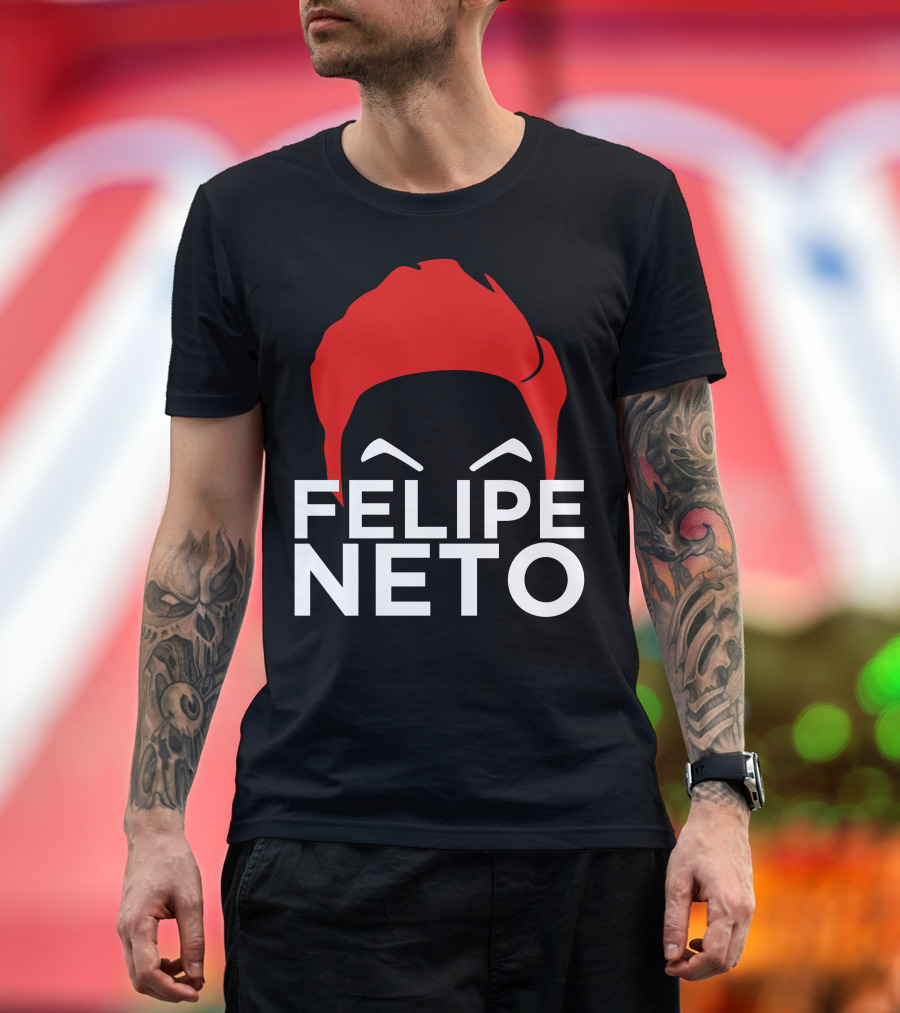 Felipe Neto Red Hair Bold Expression T-Shirt