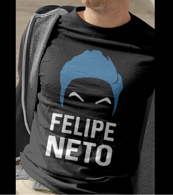 Felipe Neto Blue Hair T-Shirt