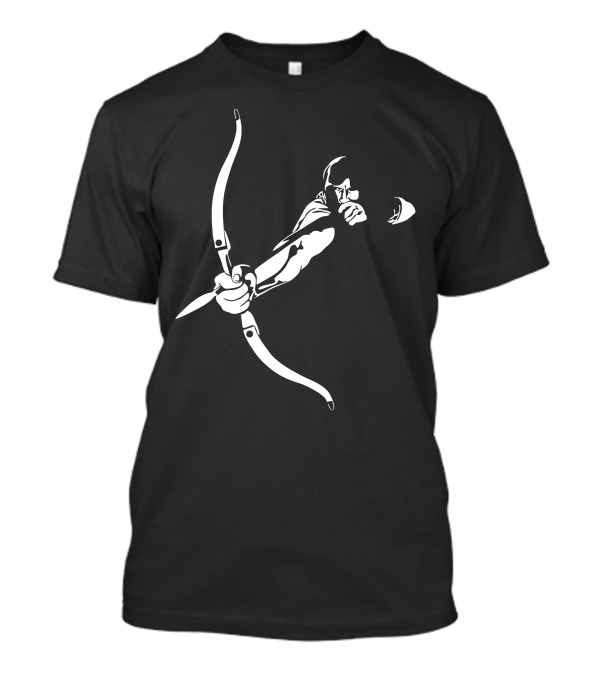 Pfeil Bogen Bow Archery Magic Fantasy Hunter Schurke Assasins Arrow T-Shirt