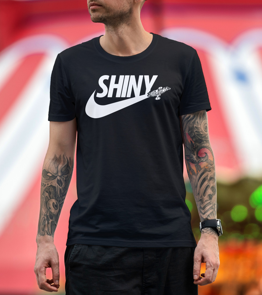 Shiny Serenity Iconic Spacecraft Swoosh T-Shirt