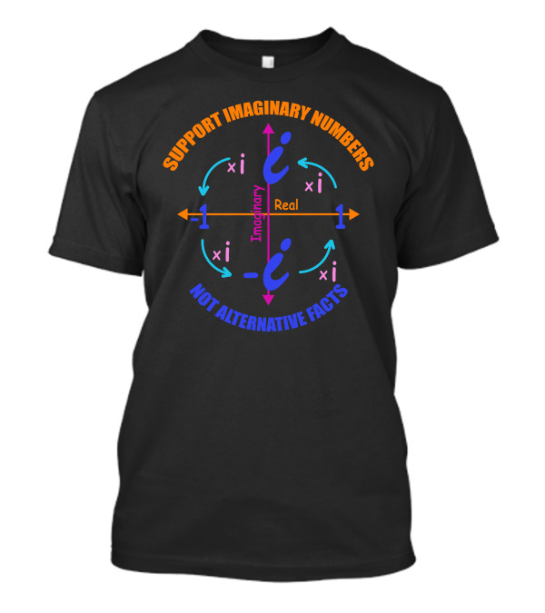 Support Imaginary Numbers Real Imaginary Not Alternative Facts T-Shirt