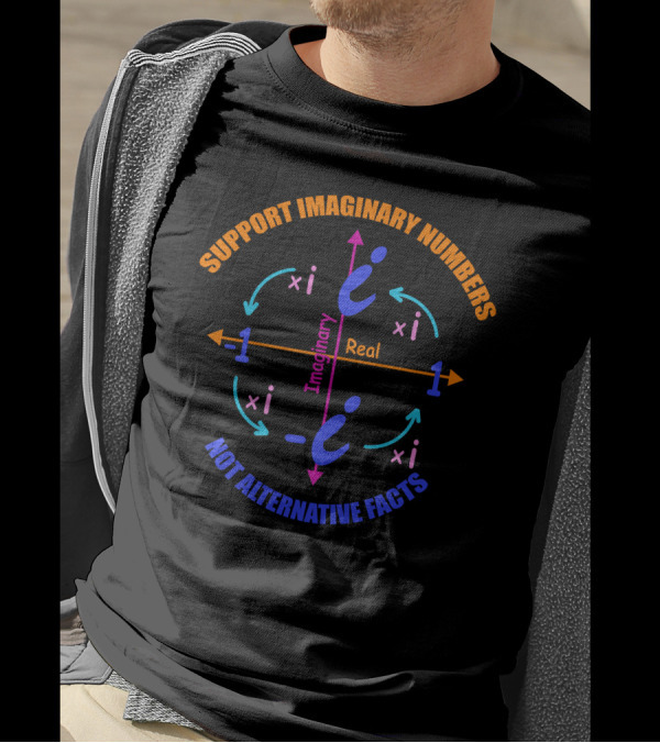 Support Imaginary Numbers Real Imaginary Not Alternative Facts T-Shirt