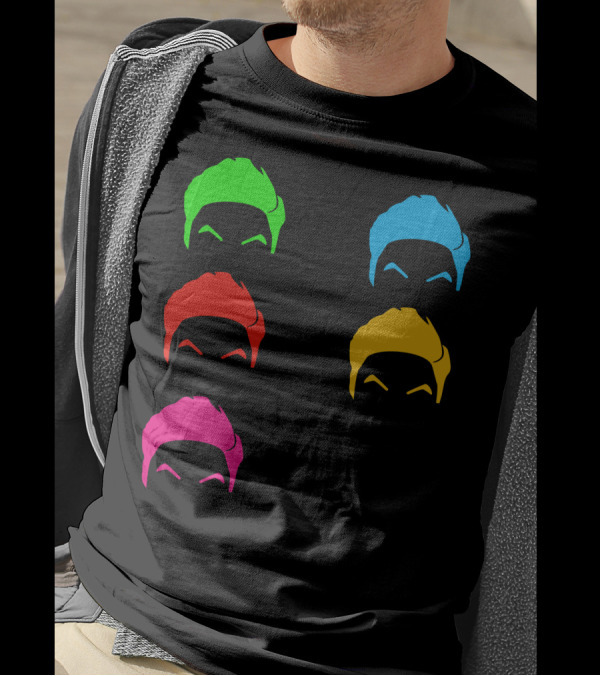 Felipe Neto Hair Color Green Blue Red Yellow Pink Black T-Shirt