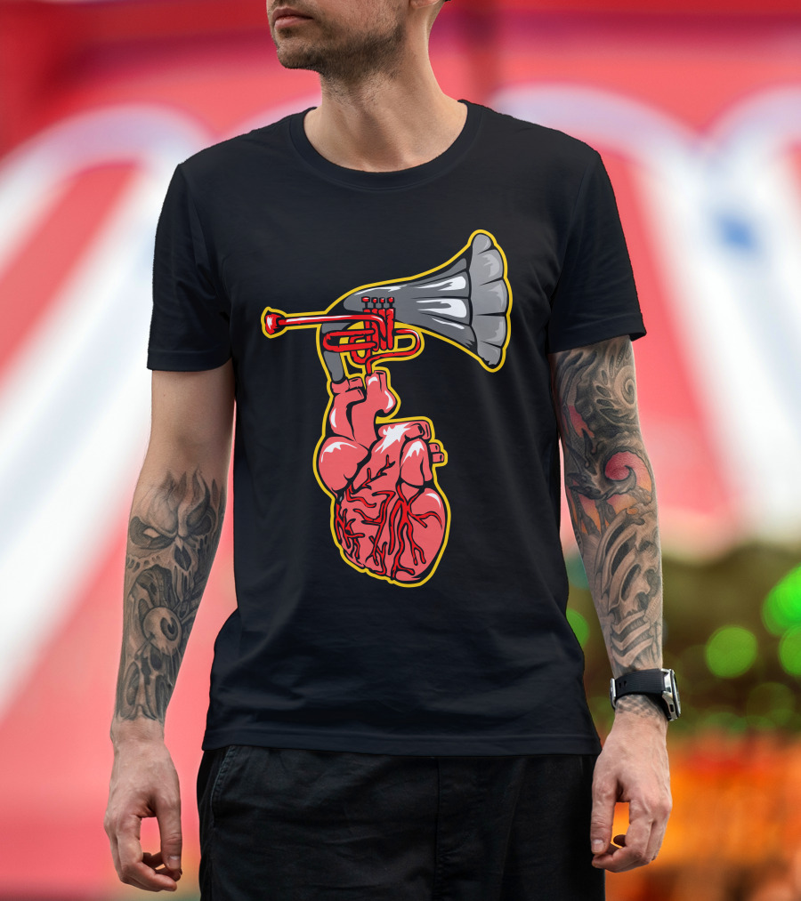 Heart Of Music Lifeline Trumpet Fusion T-Shirt