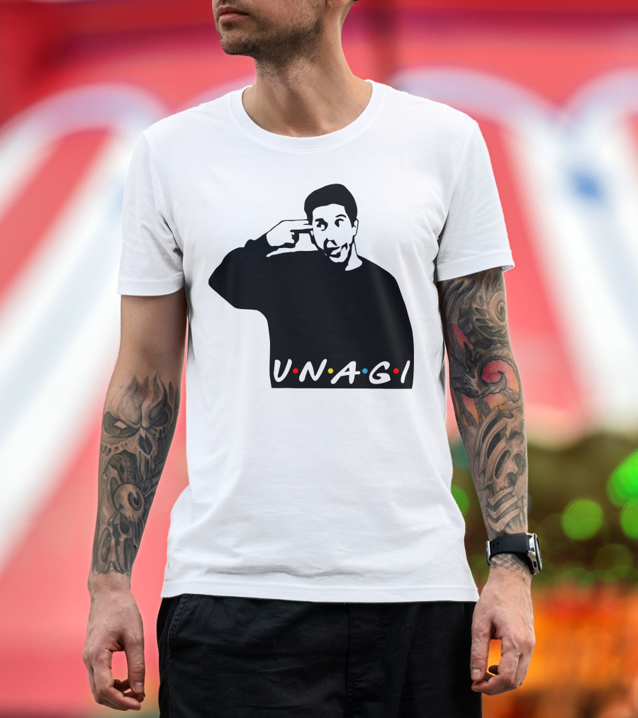 Joey Tribbiani Friends Unagi Gesture Iconic Scene T-Shirt