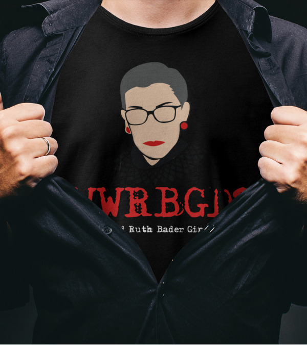 WWRBGD What Would Ruth Bader Gineburg Do Red Text T-Shirt