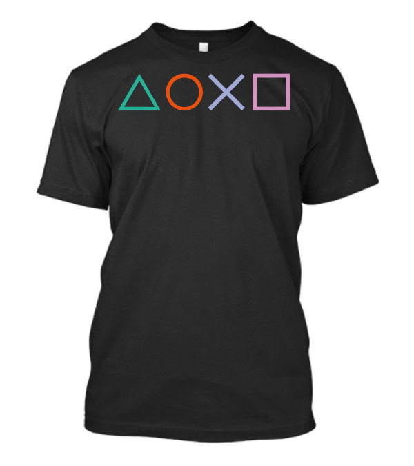 PlayStation Controller Iconic Symbols T-Shirt
