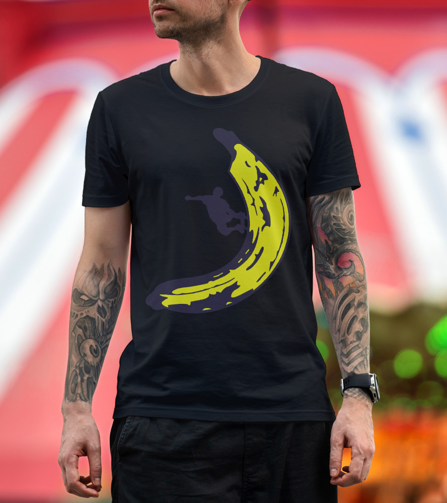 Banana Skateboard Trick T-Shirt