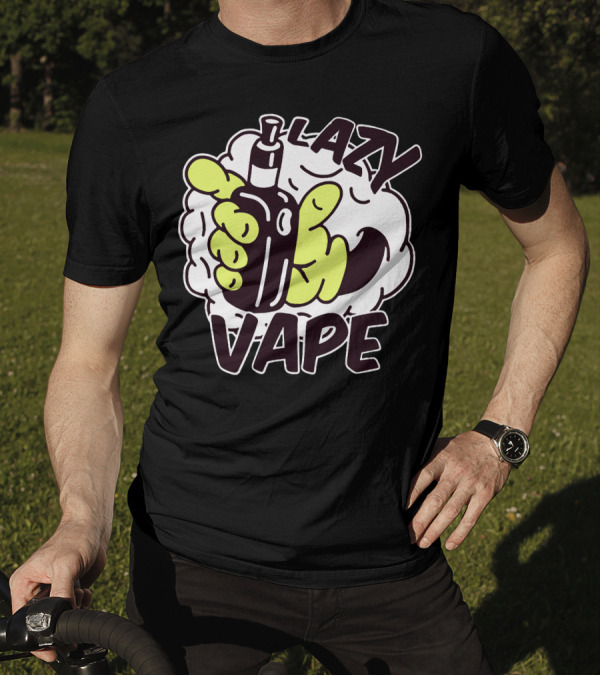 LAZY VAPE Cloud Hand Cartoon T-Shirt