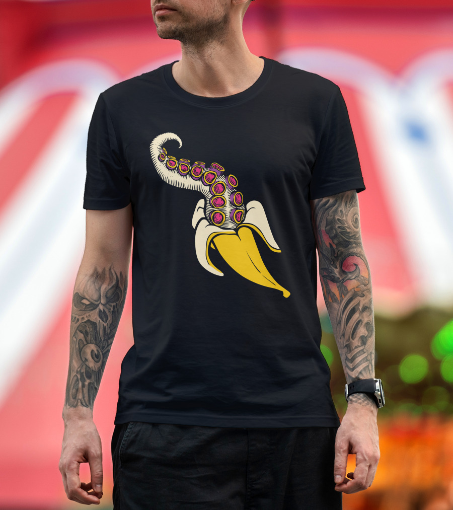 Banana Octopus Tentacle Fusion T-Shirt