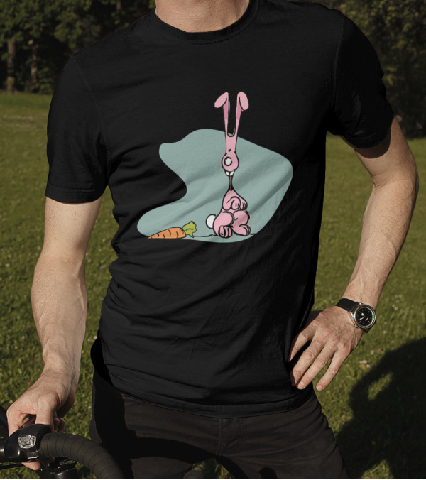 Bob And The Tempting Carrot Rabbit T-Shirt