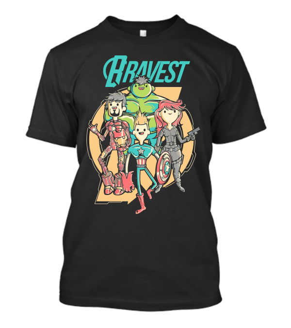 Bravest Heroes New Adventure Assemble Characters T-Shirt