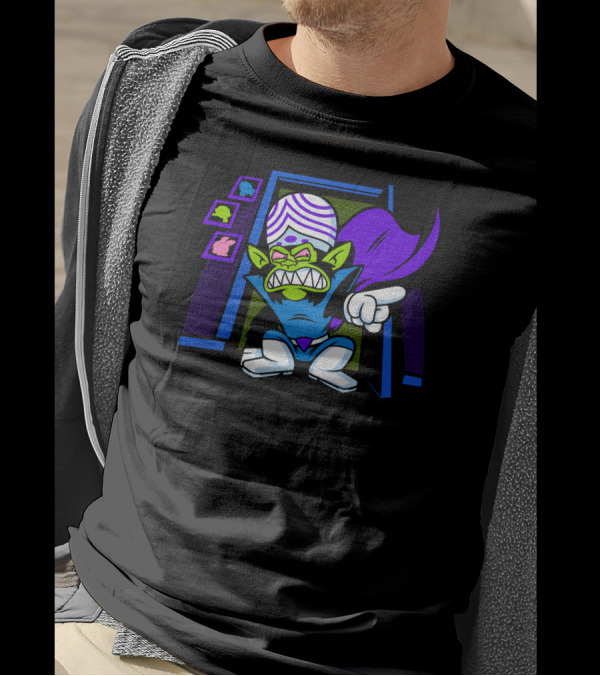 Evil Mojo Jojo In My Closet Powerpuff T-Shirt