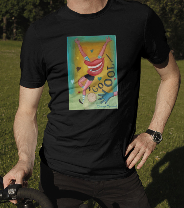 GOOL Heart Soccer Art By Diego Manuel T-Shirt