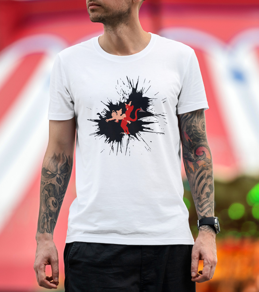 Paradox Cracktro Angel Vs Demon Impact T-Shirt
