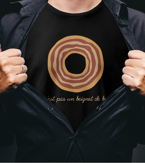Ce N'est Pas Un Beignet De Bacon T-Shirt