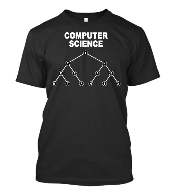 Computer Science Binary Search Tree Diagram Nodes T-Shirt
