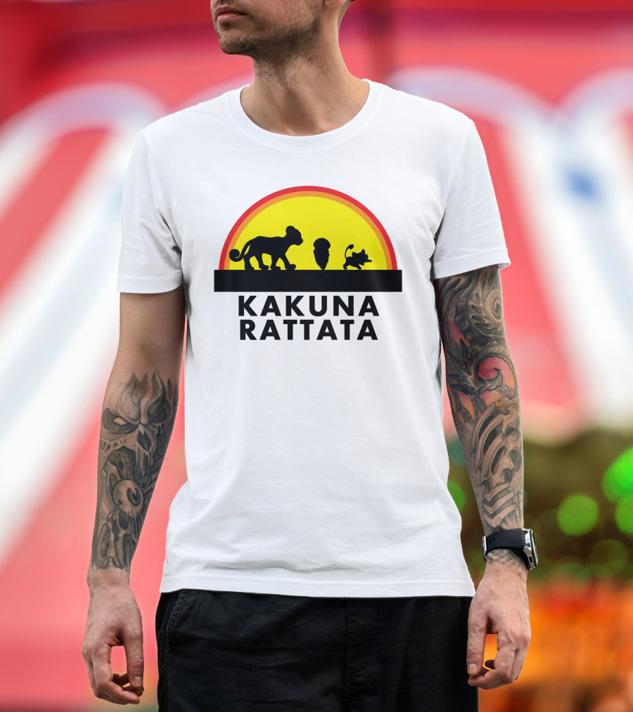 Kakuna Rattata Sunset Silhouette Mashup T-Shirt