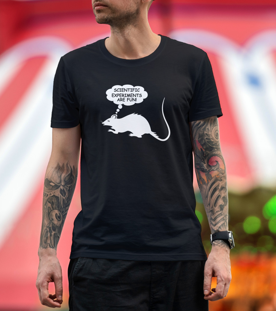 Rat Scientific Experiments Are Fun Nerd Geek T-Shirt