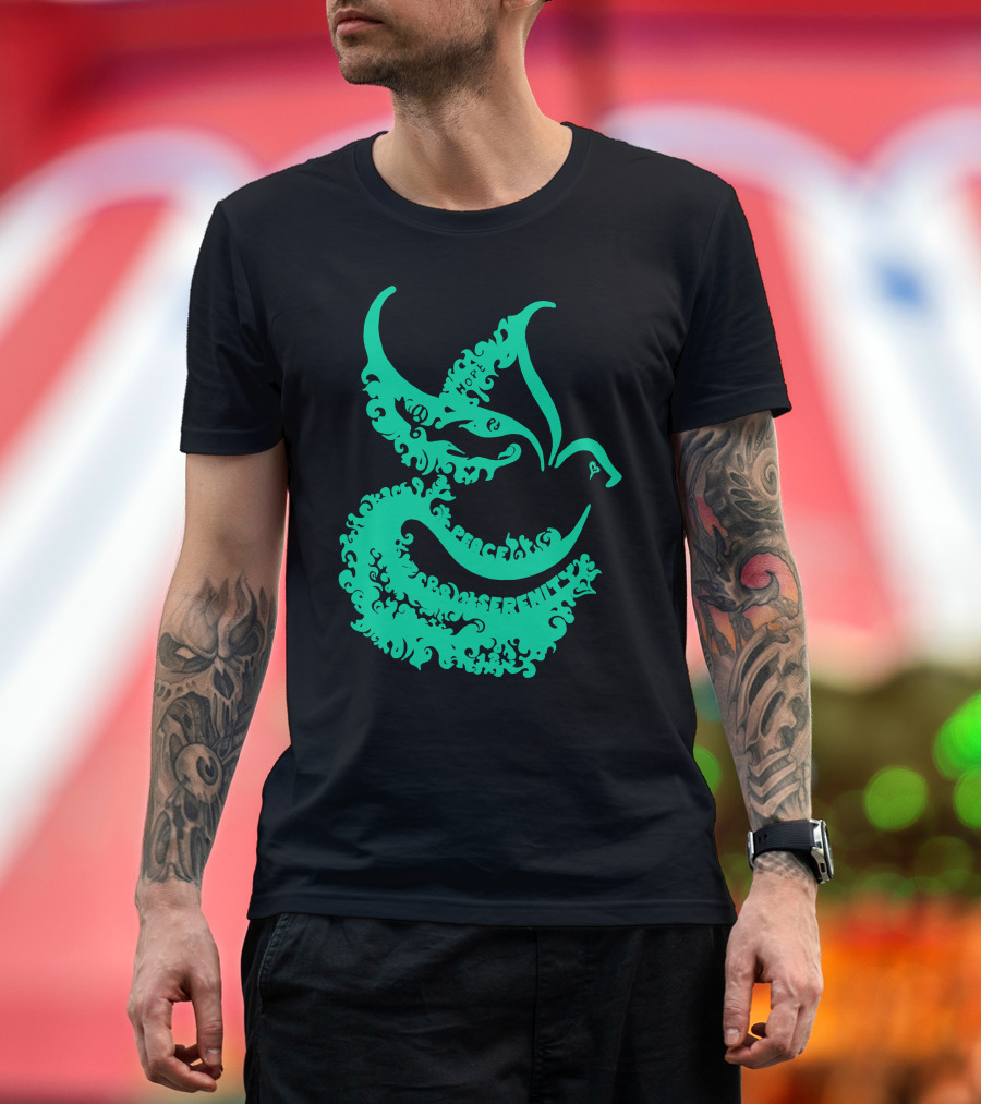 Hope Peace Serenity Mystic Green T-Shirt