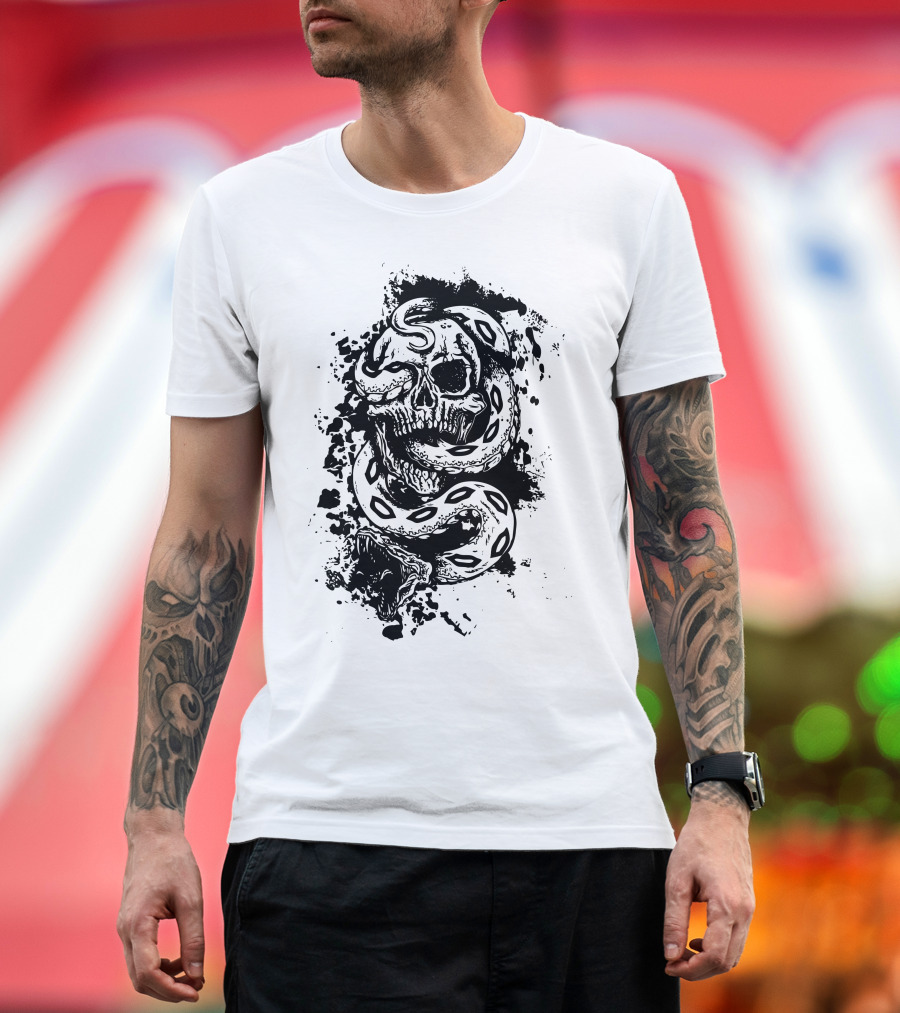 Join The Death Eaters Dark Mark Skull and Snake Fandom T-Shirt