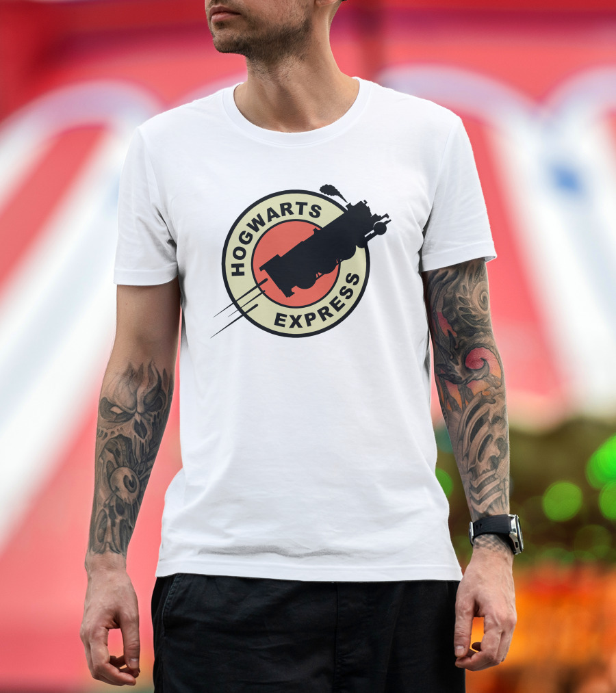 Hogwarts Express Train Logo Badge T-Shirt