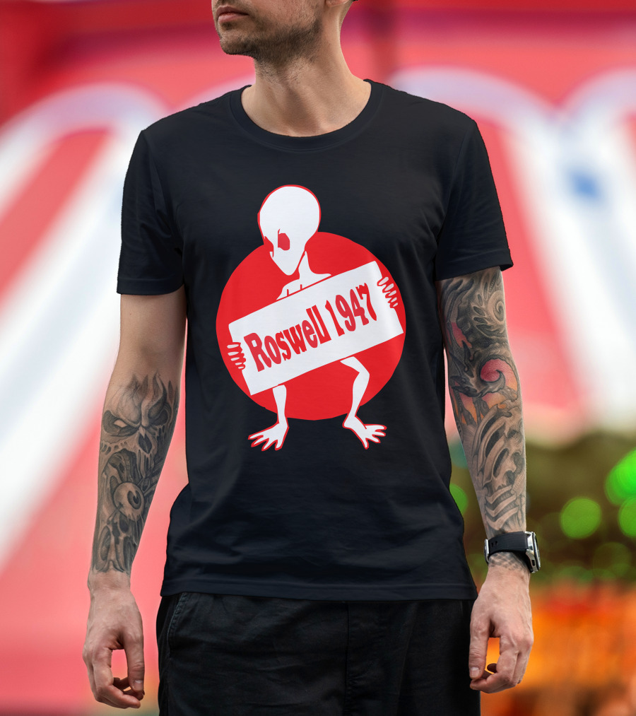 Roswell Alien Ufo Conspiracy 1947 T-Shirt