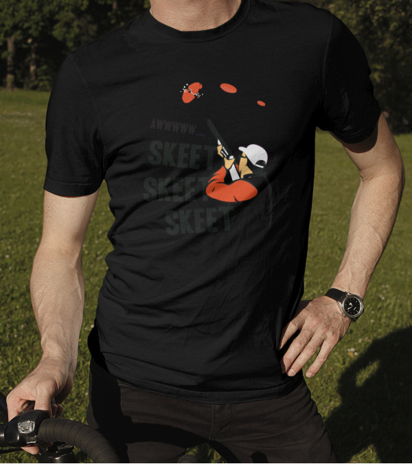 Awwwww Skeet Skeet Skeet Clay Shooting T-Shirt
