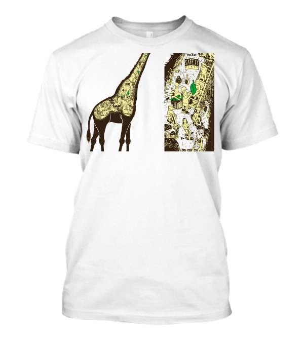 What Makes It Go Safety First Giraffe Machinery Inside T-Shirt