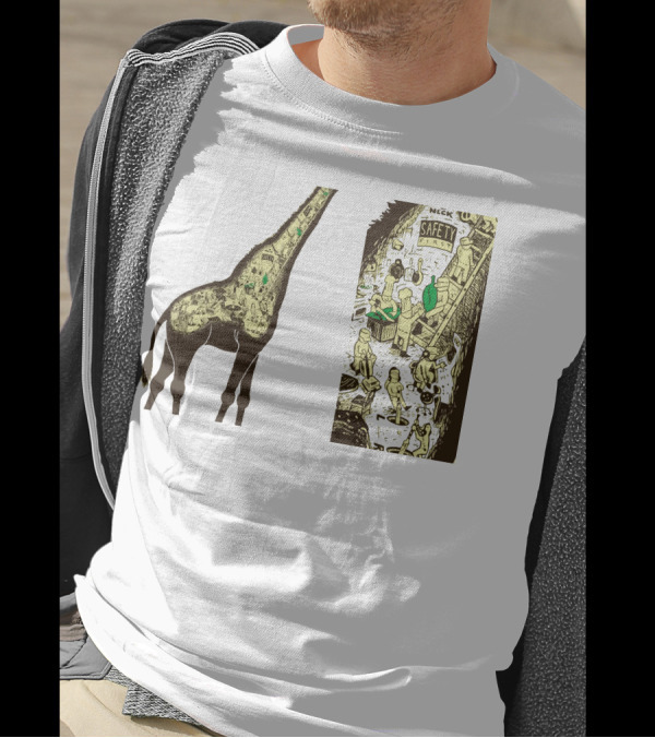 What Makes It Go Safety First Giraffe Machinery Inside T-Shirt