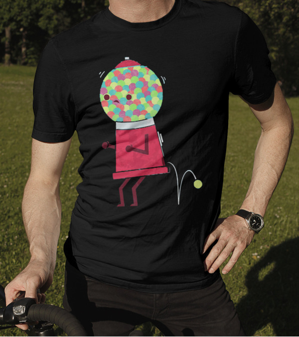 Gumball Machine Personified Urgency T-Shirt