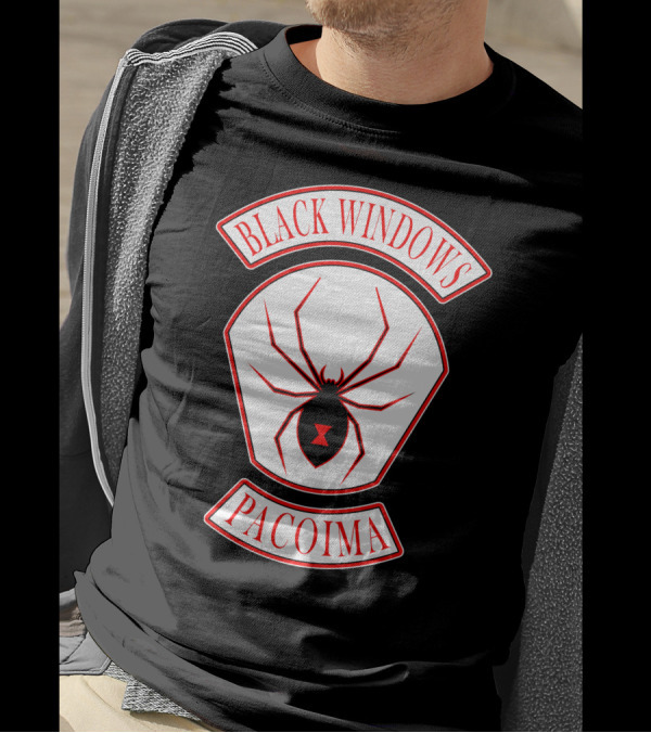 Every Which Way But Loose Black Widows Pacoima T-Shirt