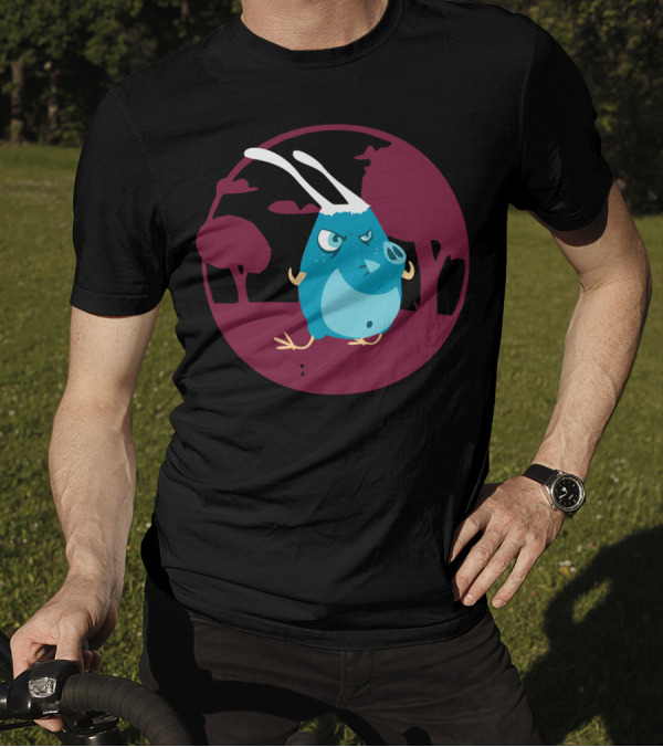 Please DonT Feed The Whatever That Thing Is Angry Creature In Forest T-Shirt