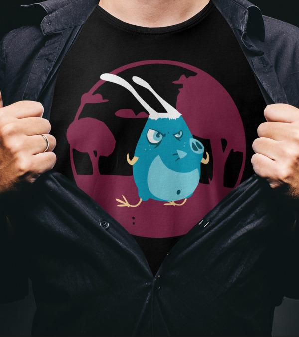 Please DonT Feed The Whatever That Thing Is Angry Creature In Forest T-Shirt