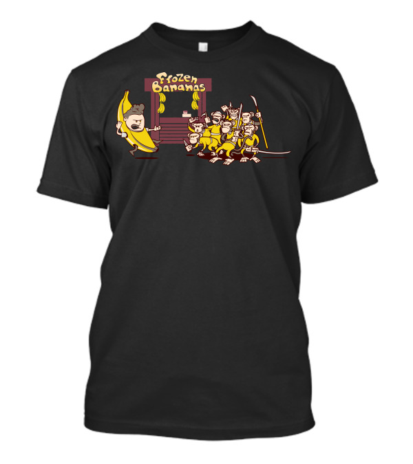 Trouble With Frozen Bananas And Angry Monkeys At The Banana Stand T-Shirt