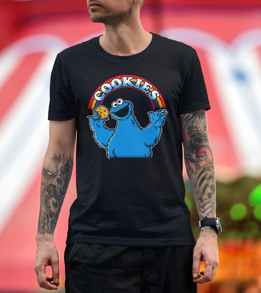 Cookies Rainbow Monster with Cookie T-Shirt