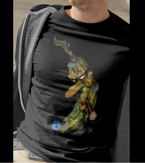 B Is For Badnaner And Booberry Banana Blueberry Duo T-Shirt