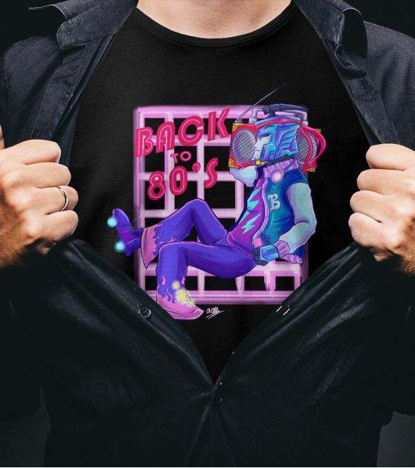 Blurr Transformers Back To 80s Retro Roller Skates T-Shirt