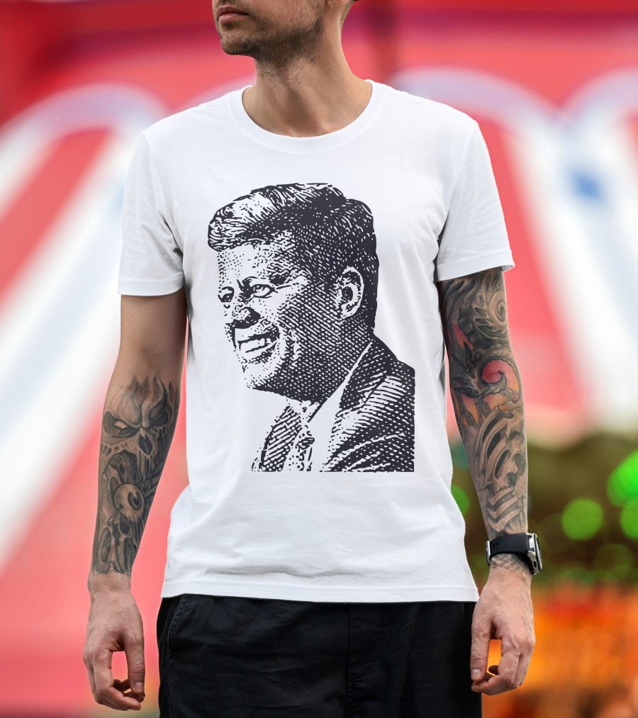 John Fitzgerald Kennedy Classic Profile President T-Shirt